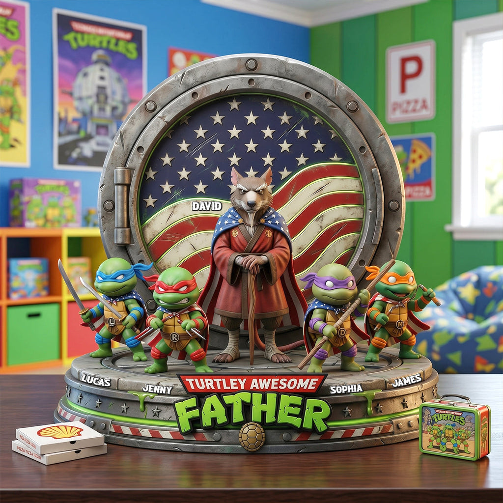 Awesome Father Acrylic Plaque - Personalized Gifts For Dads 05natn250426