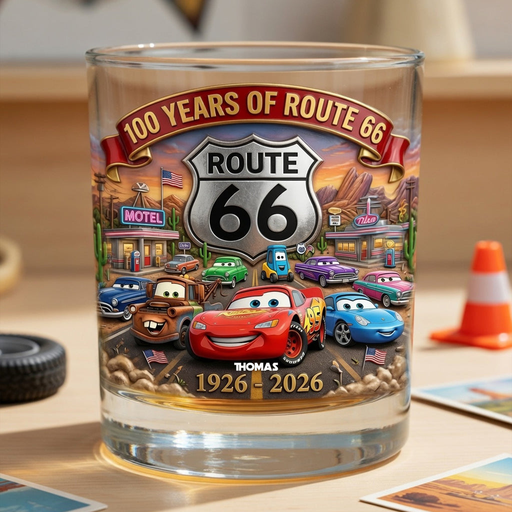 100th Anniversary Round Glass - Personalized Gifts For Racing Lovers 02tylu080626
