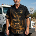 Trucking On Legendary Road Hawaiian shirt - Personalized Gift For Truckers 04qhqn220626