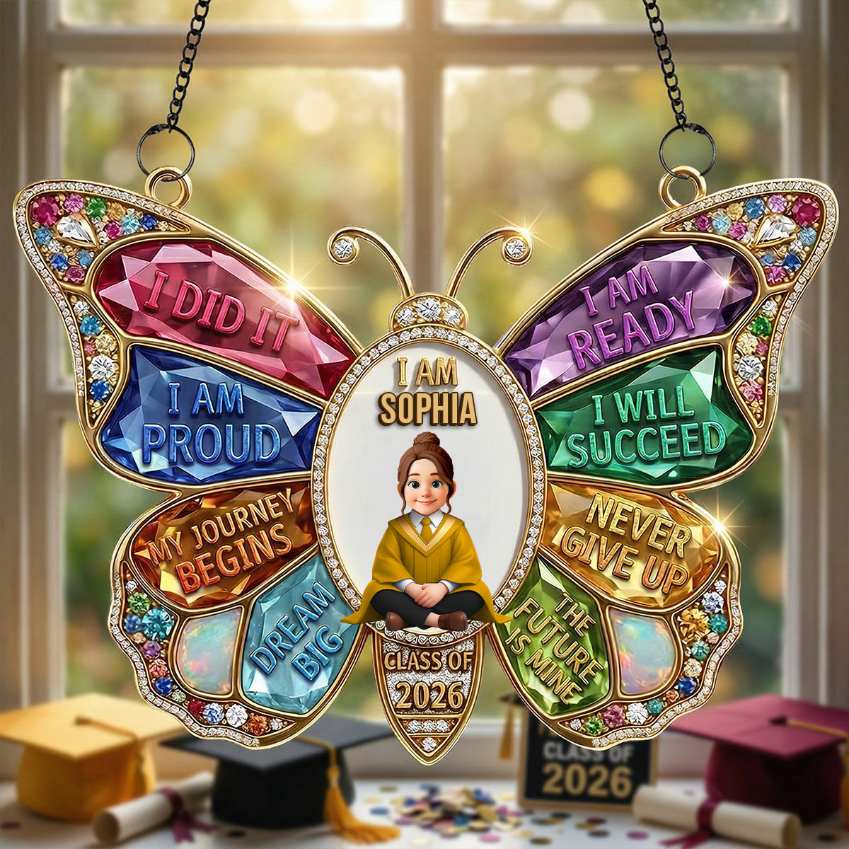 Graduation Suncatcher Ornament - Personalized Gifts For Kids 01tytn030426