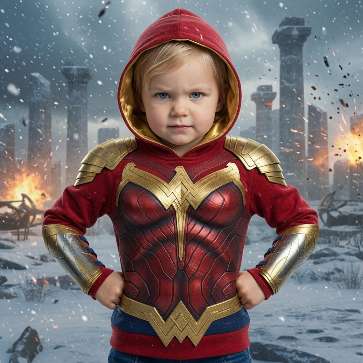 Mighty Warrior Hoodie - Personalized Gifts For Fantasy Lovers Kid Shirt 04hylu060726