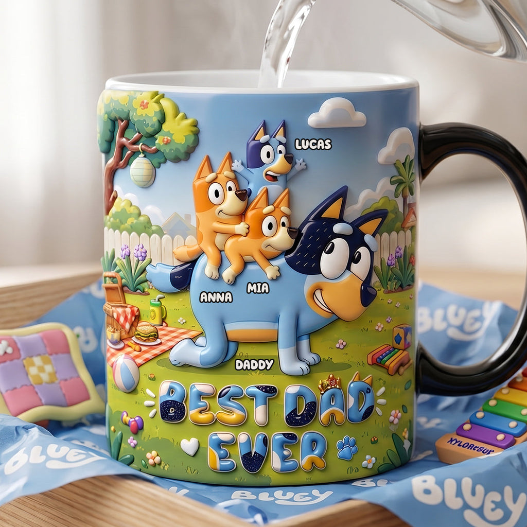 Best Dad Ever Magic Coffee Mug - Personalized Gifts For Dad 05todt200526