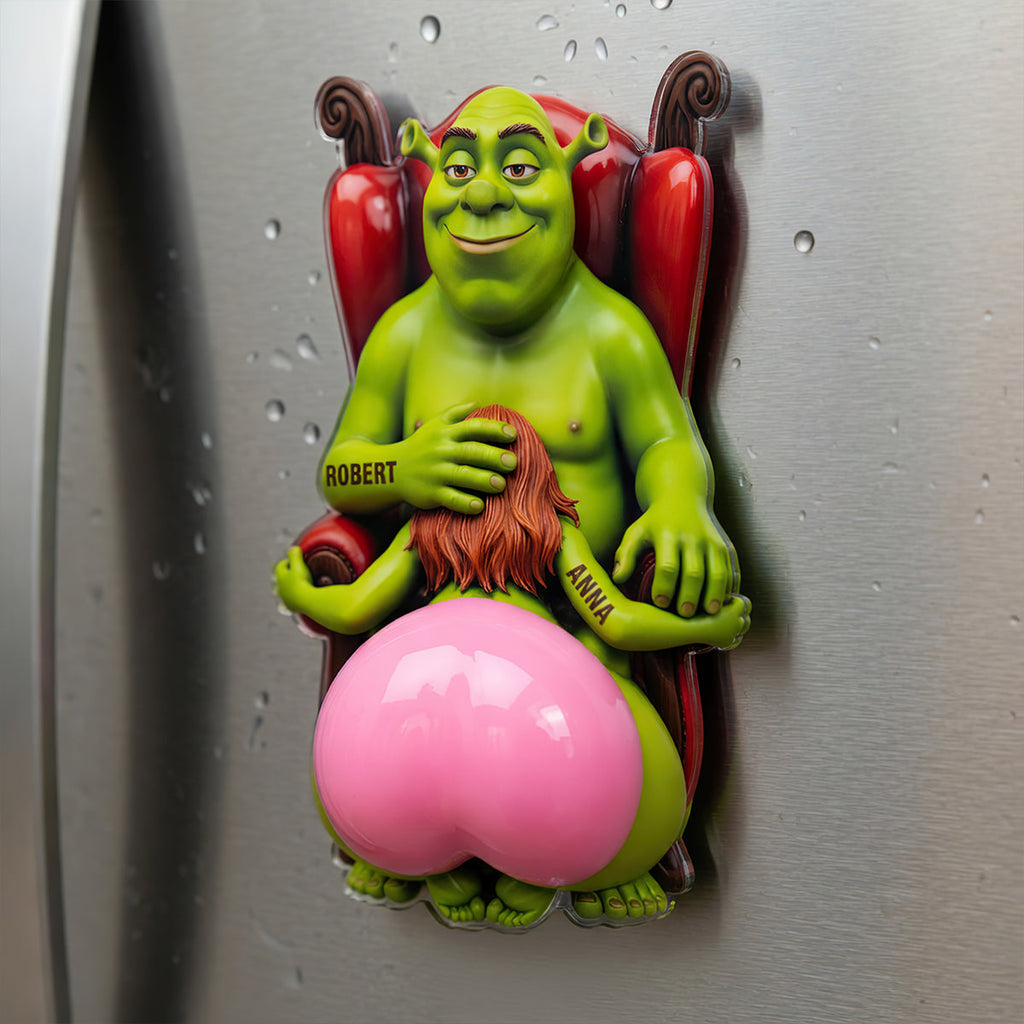 Crazy In Love Anti-Collision Acrylic Fridge Magnet - Personalized Gifts For Couple 04TODT180626