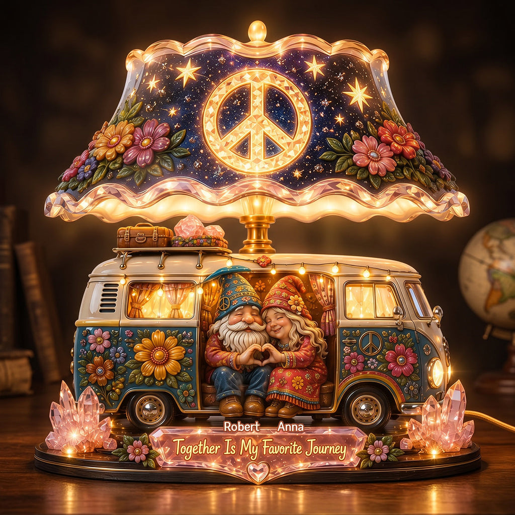 Peaceful Journey Light Box - Personalized Gifts For Couple 02padt070726