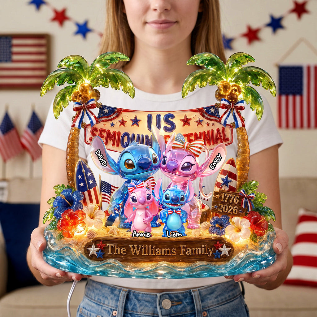 Celebration Family Light Box Personalized Gifts For Family 01PADH100626