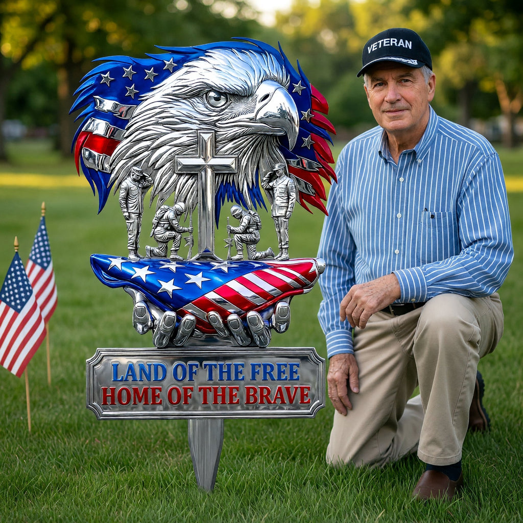 American Veteran Appreciation Metal Sign - Personalized Decor Gifts For Military Families & Patriots 04QHQN050626