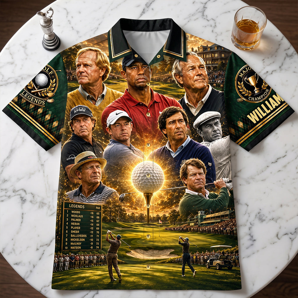 Golf Legends Hawaiian Shirt - Personalized Gifts For Golf Lovers 02natn040726