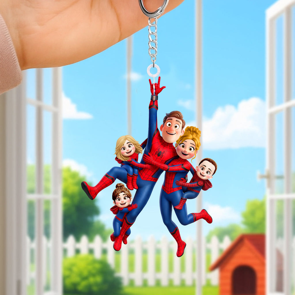 Multitasking Fabulous Family Acryic Keychain - Personalized Gifts For Family 04qhqn180726