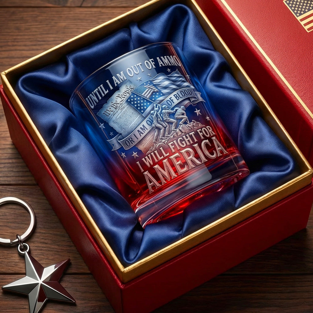 Freedom Round Glass - Gifts For Patriots 04PAQN200326
