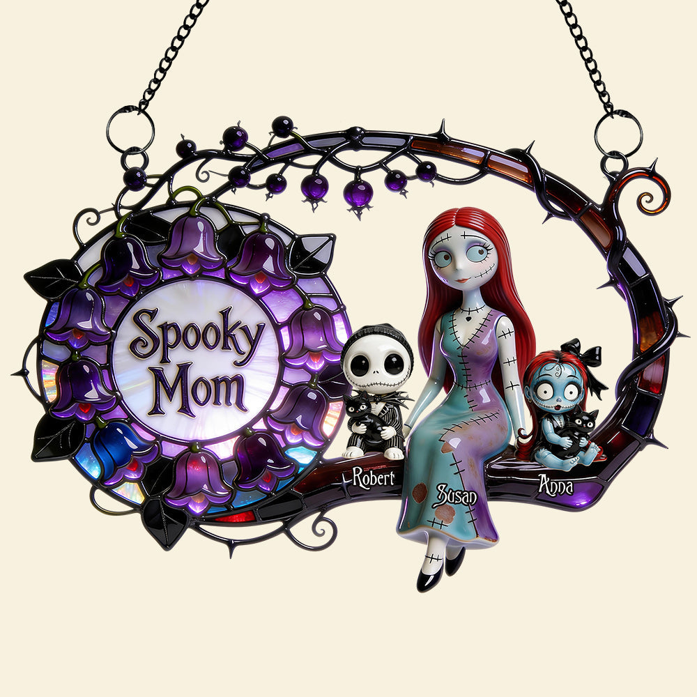 Spooky Mom Acrylic Suncatcher Ornament - Personalized Mother's Day Gifts 02nadt200326