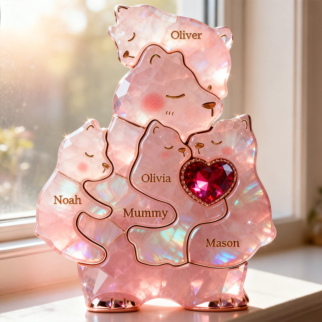 Mom Warmest Hug Acrylic Plaque, Personalized Gifts For Mom 02qhtn090326