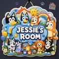 Cartoon Puppy Kids Acrylic Sign - Personalized Gifts 03NADT080726