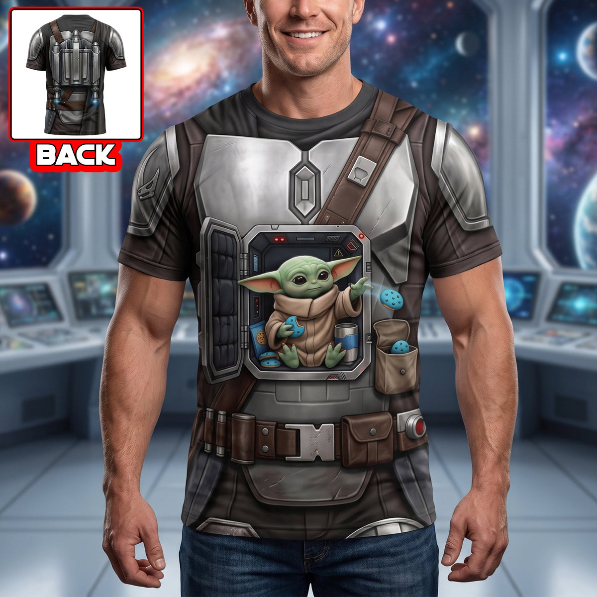 Lovely Interstellar Explorer Companion In Mech-Suit 3D Shirt - Personalized Gifts 04tyqn170726