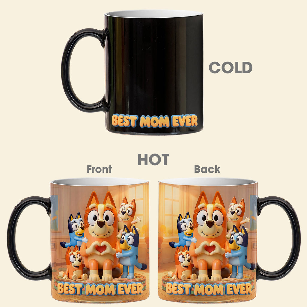 Best Puppy Mom Ever Magic Coffee Mug - Personalized Gifts For Moms 02NAQN170426