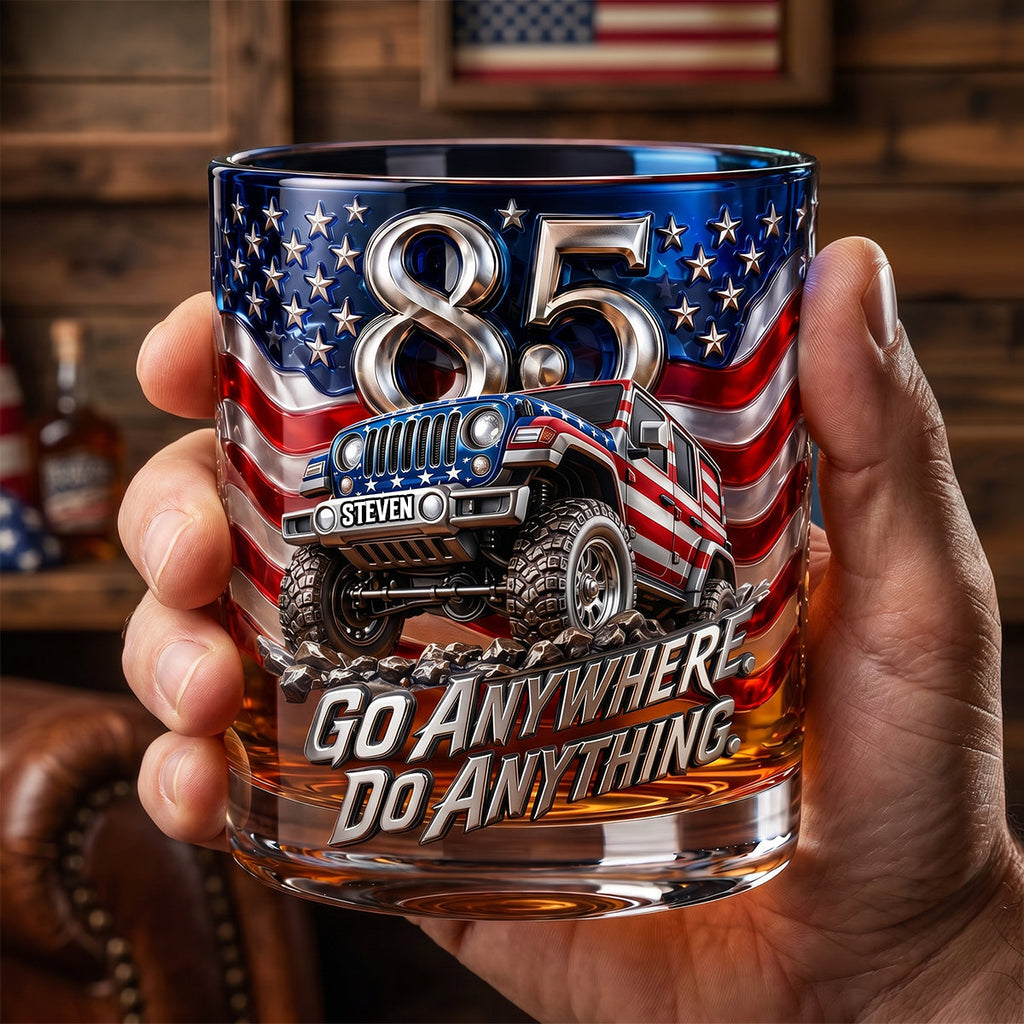 85 Years of Rugged Heritage Round Glass - Personalized Gift 02PADH020626