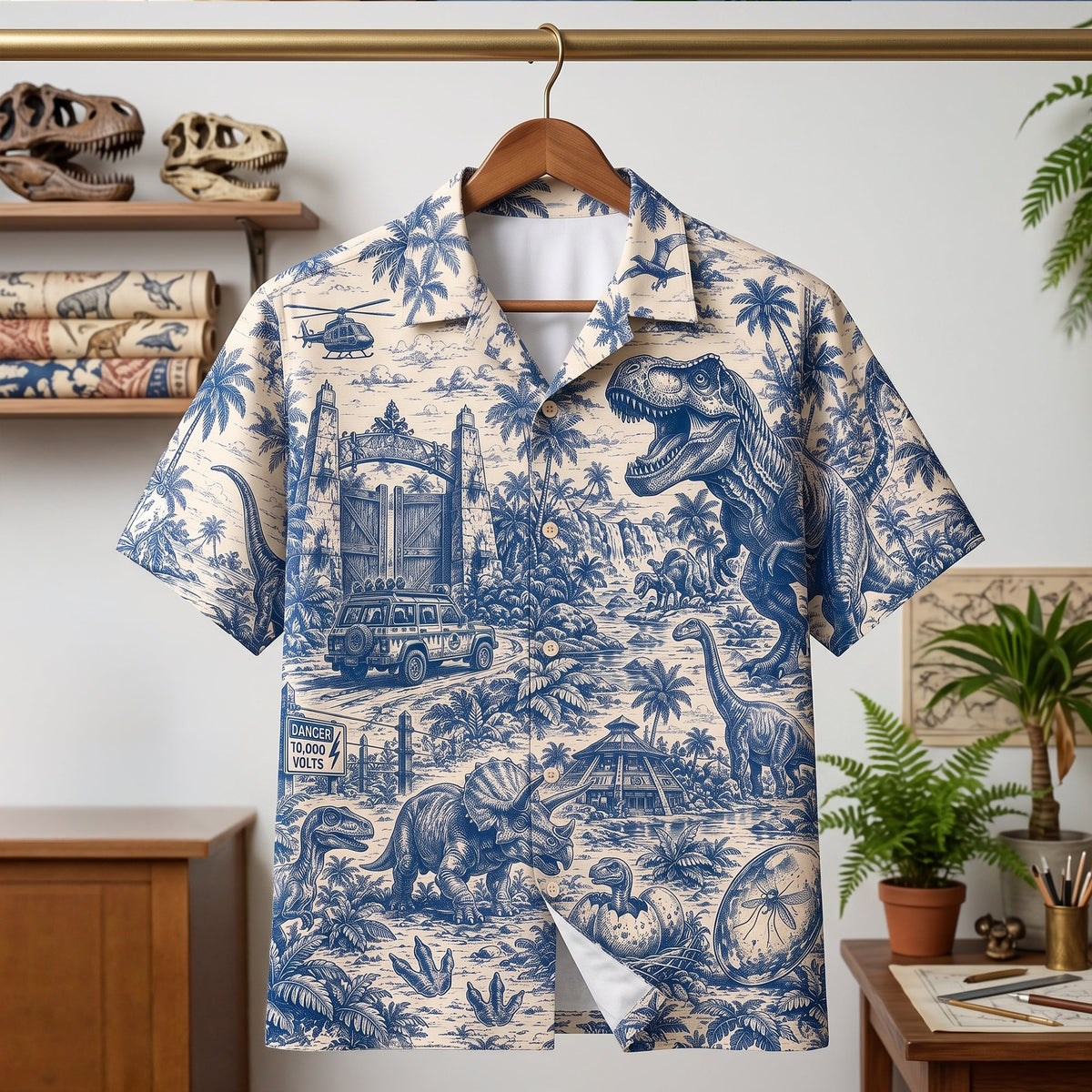 Prehistoric World Hawaiian Shirt - Personalized Gifts 02nalu300626