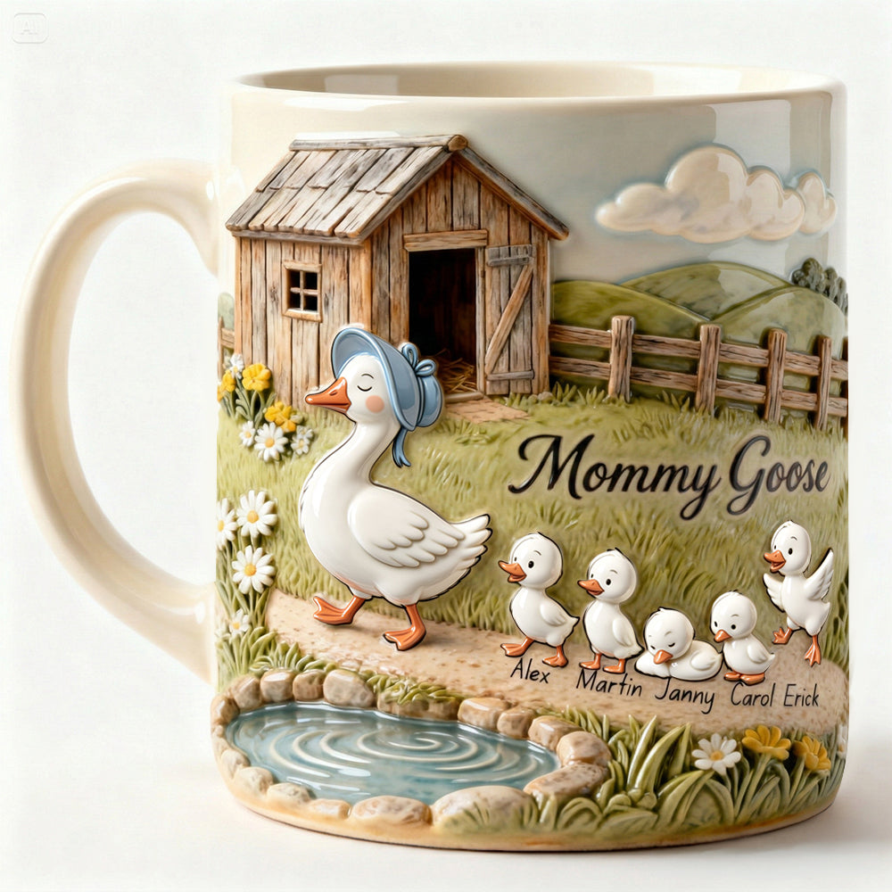 Nanna Goose Coffee Mug - Personalized Mother's Day Gifts 04NADT280226