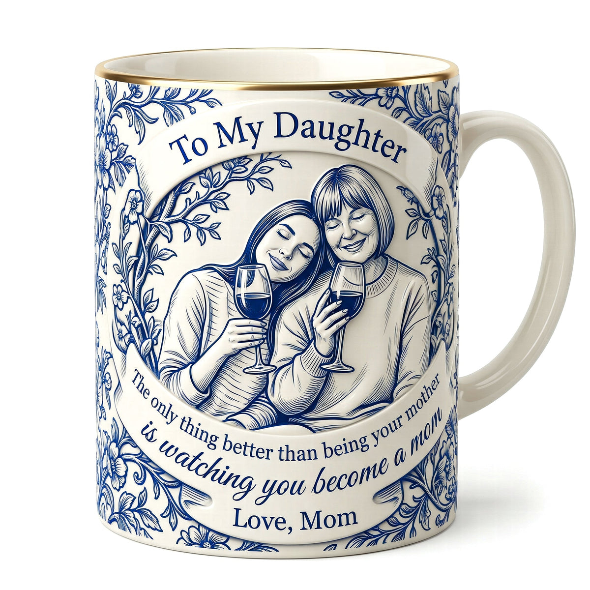 To My Daughter Coffee Mug - Custom Photo Gifts For Mother's Day 05NAQN310326