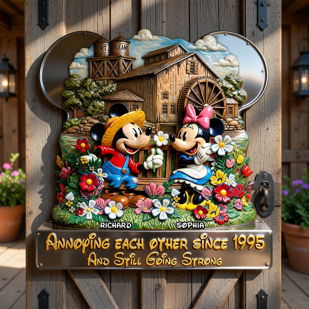 Lively Countryside Life Metal Sign, Personalized Gifts For Couple 02qhqn230626