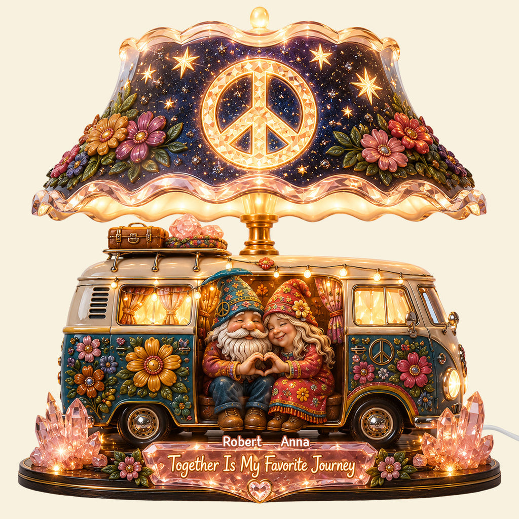 Peaceful Journey Light Box - Personalized Gifts For Couple 02padt070726