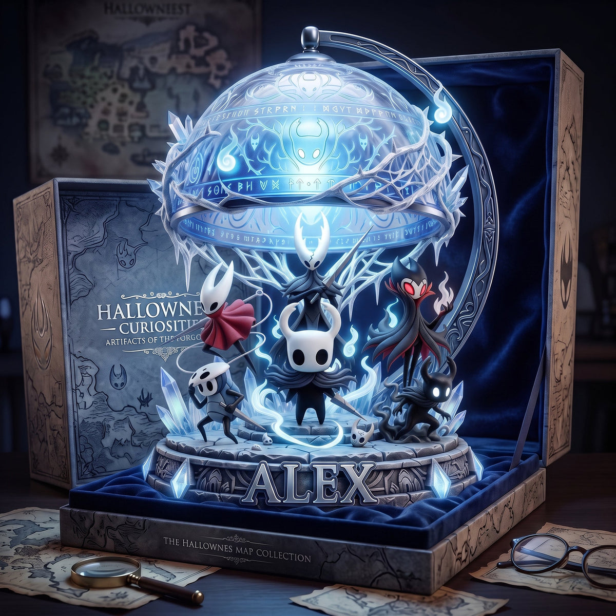 Insectoid Warriors Acrylic Light Box - Personalized Gifts 01nalu180726