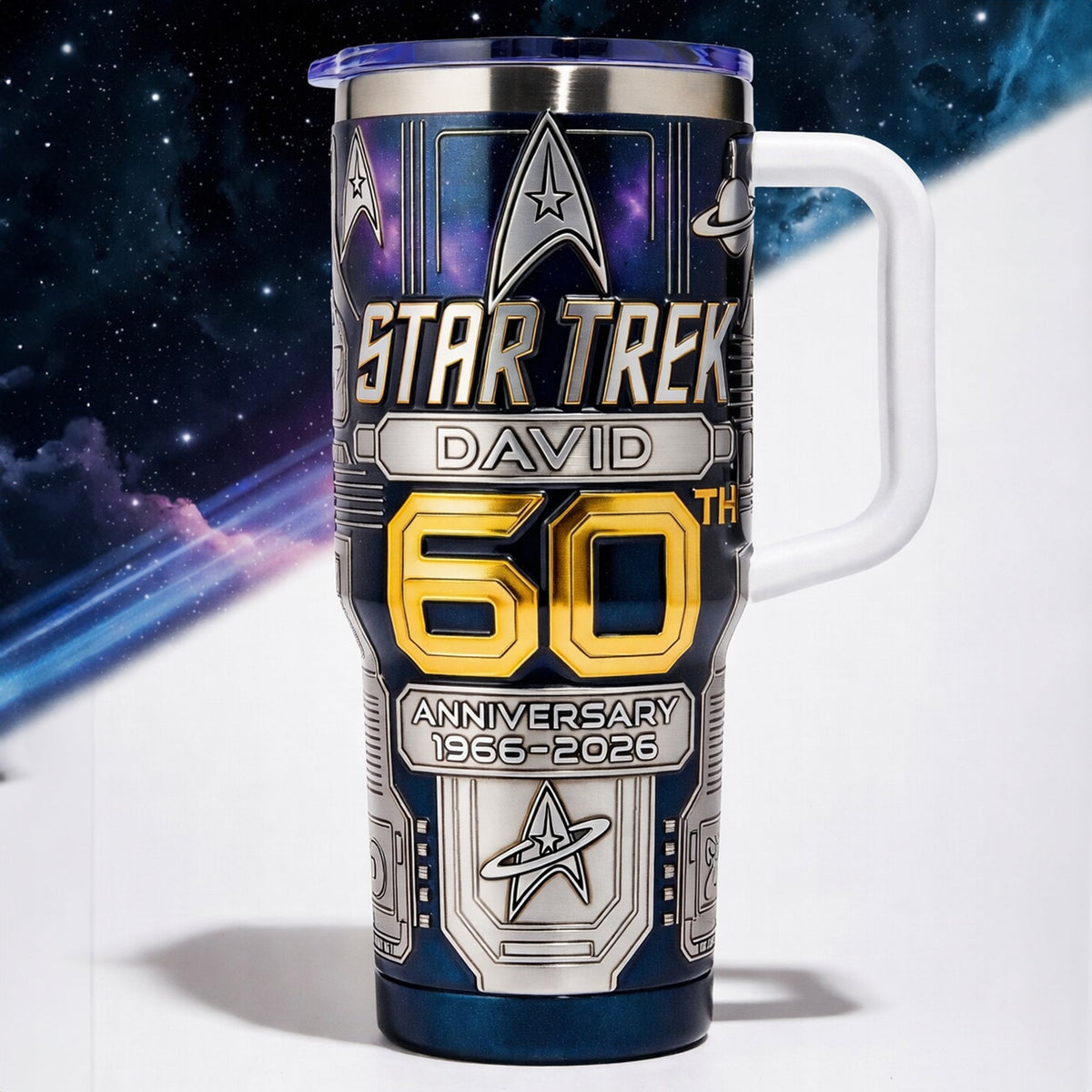 60th Anniversary Universe 40oz Tumbler - Personalized Gifts For Celebration Tumbler 05OHLU020326