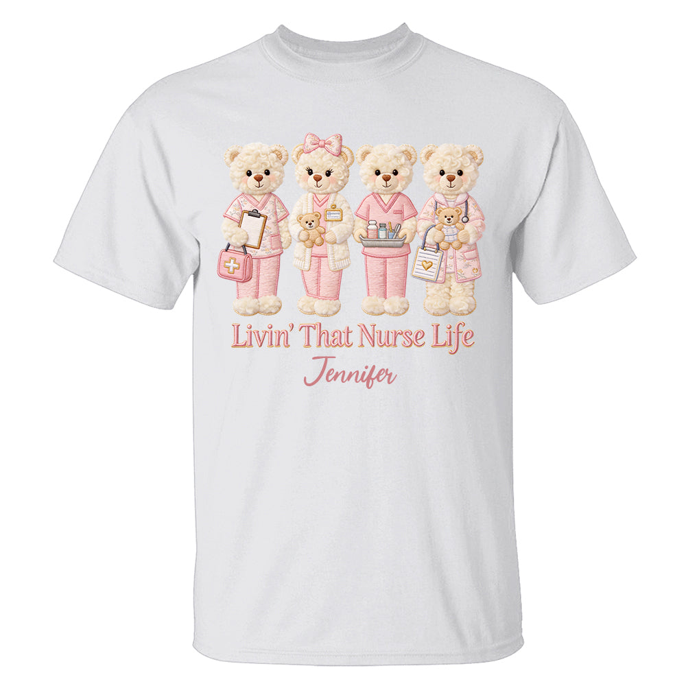 Nurse Toile De Jouy Shirt - Personalized Gifts For Nurse 01pgqn190326