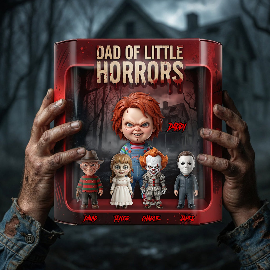 Dad Of Little Horrors Acrylic Plaque - Personalized Gifts For Dads 01nalu040526