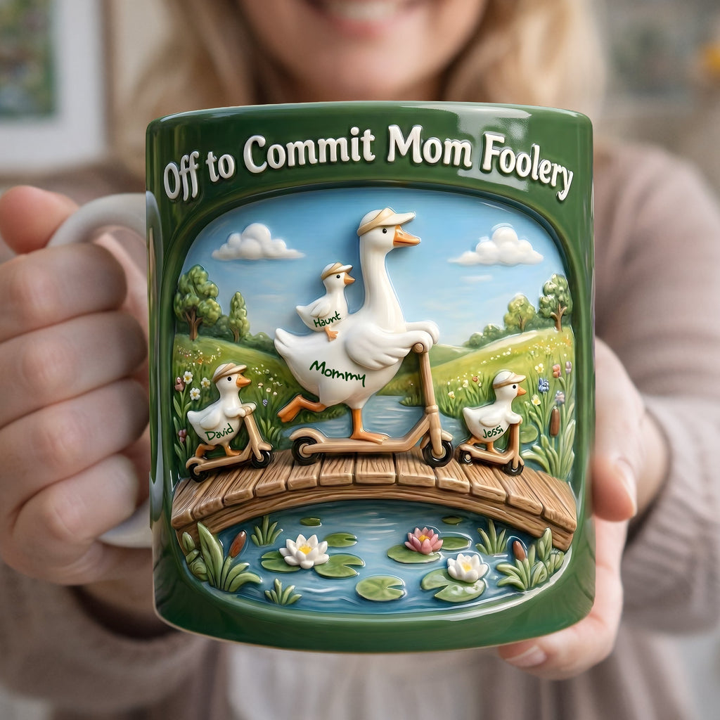 Cool Goose Mom Coffee Mug - Personalized Gifts For Moms 02qhlu040326