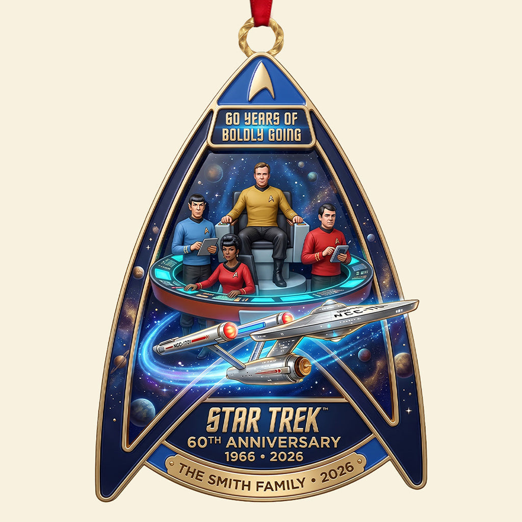 60th Anniversary Christmas Ornament - Personalized Gifts For Family 01tota110926