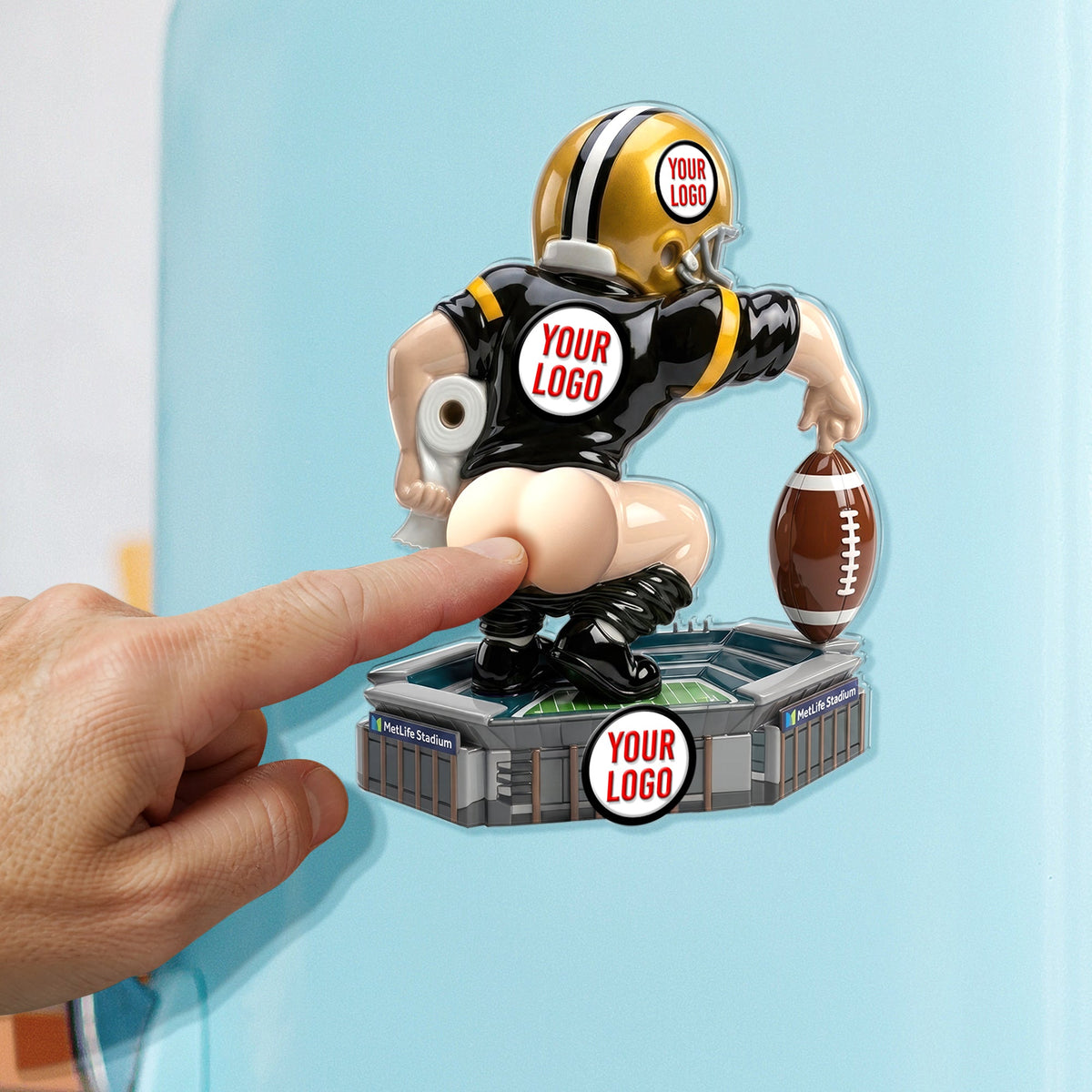 Fun Nasty Sport Anti-collision Acrylic Fridge Magnet, Personalized Gifts For Sport Lovers 04qhqn040726