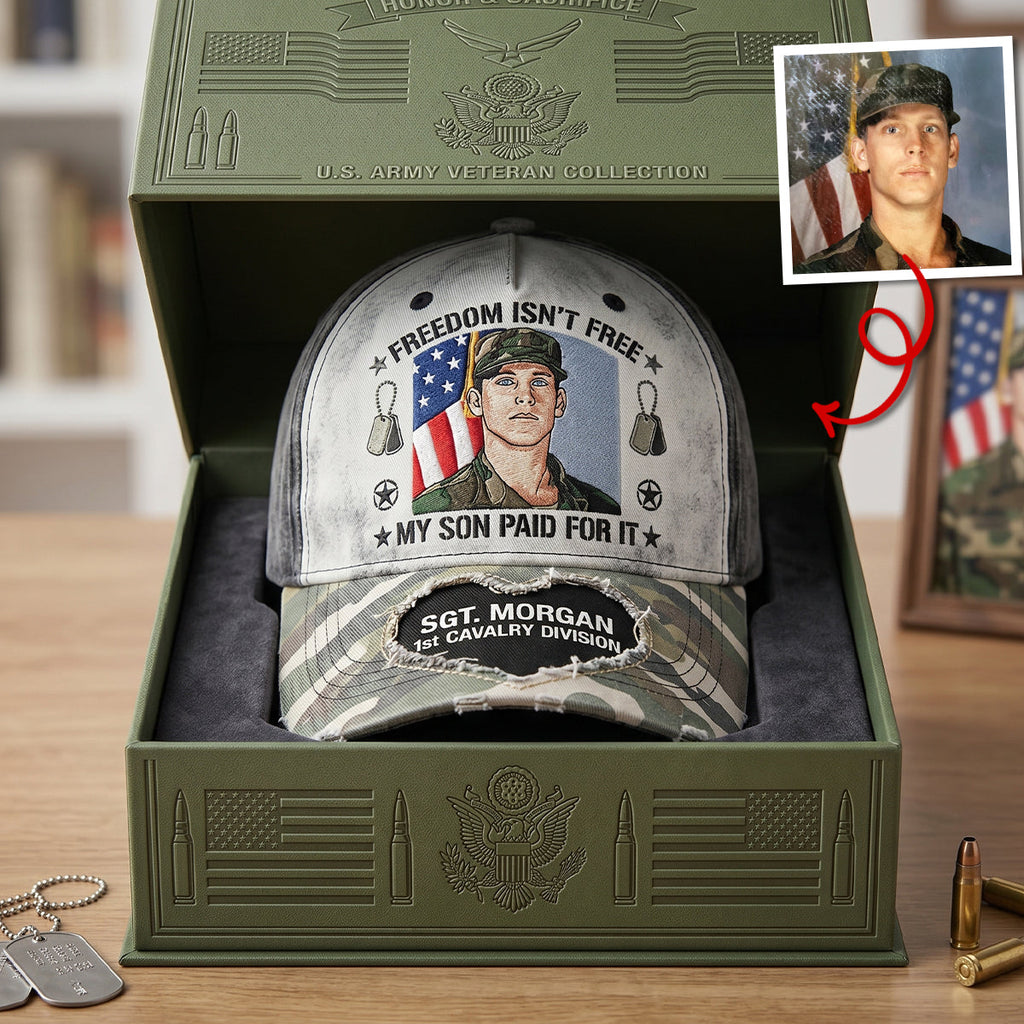 Military Served Member Support Classic Cap, Personalized Gifts For Veteran Families 04qhtn260526