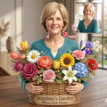 Mom's Garden Where Love Grows Acrylic Plaque - Custom Photo Gifts For Mom 07NALU200326