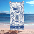 Fun Cruise Trip Beach Towel, Personalized Gifts For Cruising Lovers 04qhlu180726