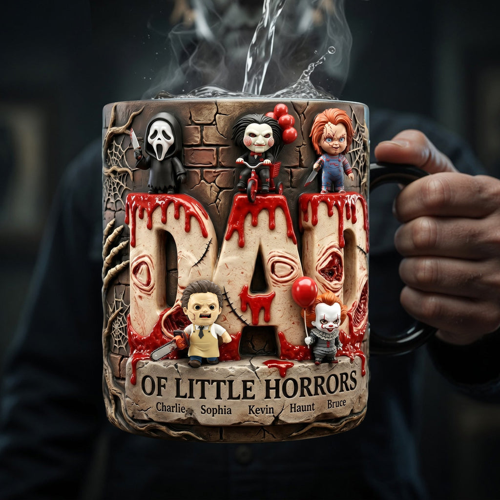 Chaotic Dad Magic Mug, Personalized Gifts For Dad 05qhlu060526
