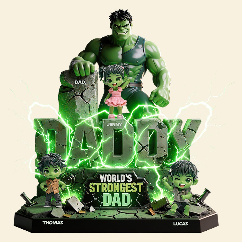 Green Dad Personalized Plaque 117todt080626