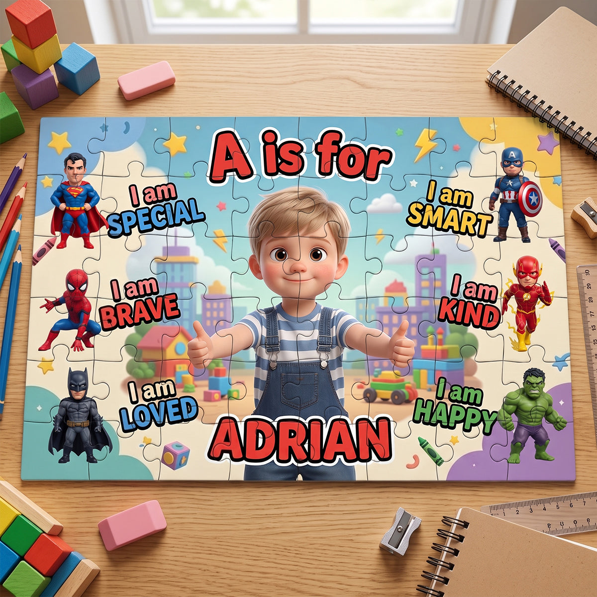 Happy Memories Jigsaw Puzzle - Custom Photo Gifts For Kids 02NATN060726