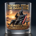 Retirement Round Glass - Personalized Retirement Gifts 03tydt110626