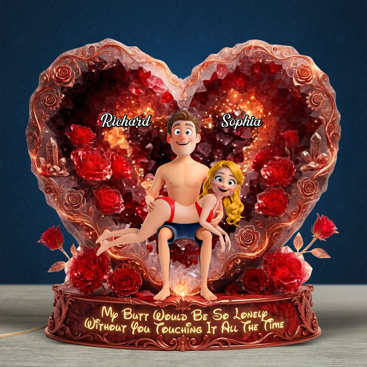 Naughty Couples Light Box - Personalized Gifts For Couples 06ohqn040626