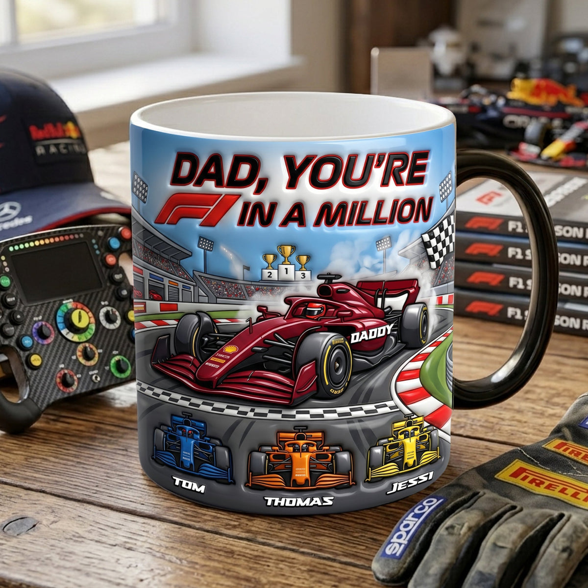 Dad, You’re In A Million Magic Coffee Mug - Personalized Gifts For Dad 03nalu120526