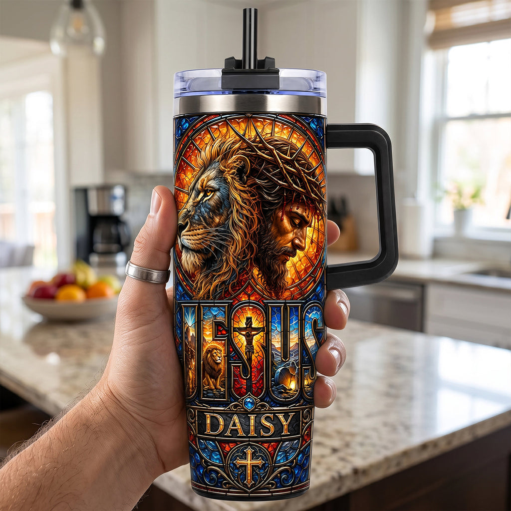 Faith & Strength Christian Tumbler - Personalized Gifts 01hutn010726