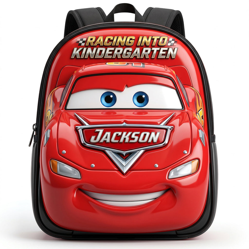 Racing Backpack - Personalized Gifts For Kids School Bag 05natn250626