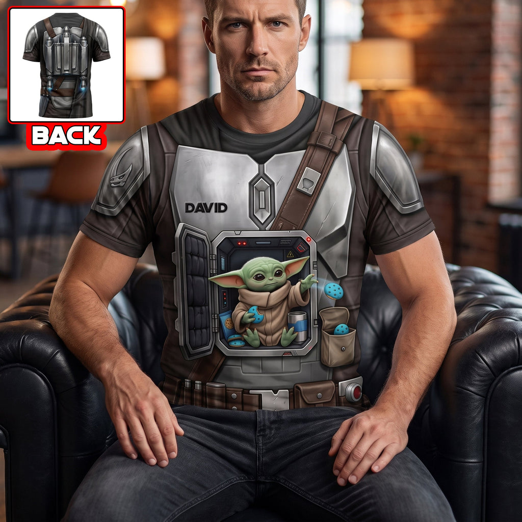 Lovely Interstellar Explorer Companion In Mech-Suit 3D Shirt - Personalized Gifts 04tyqn170726