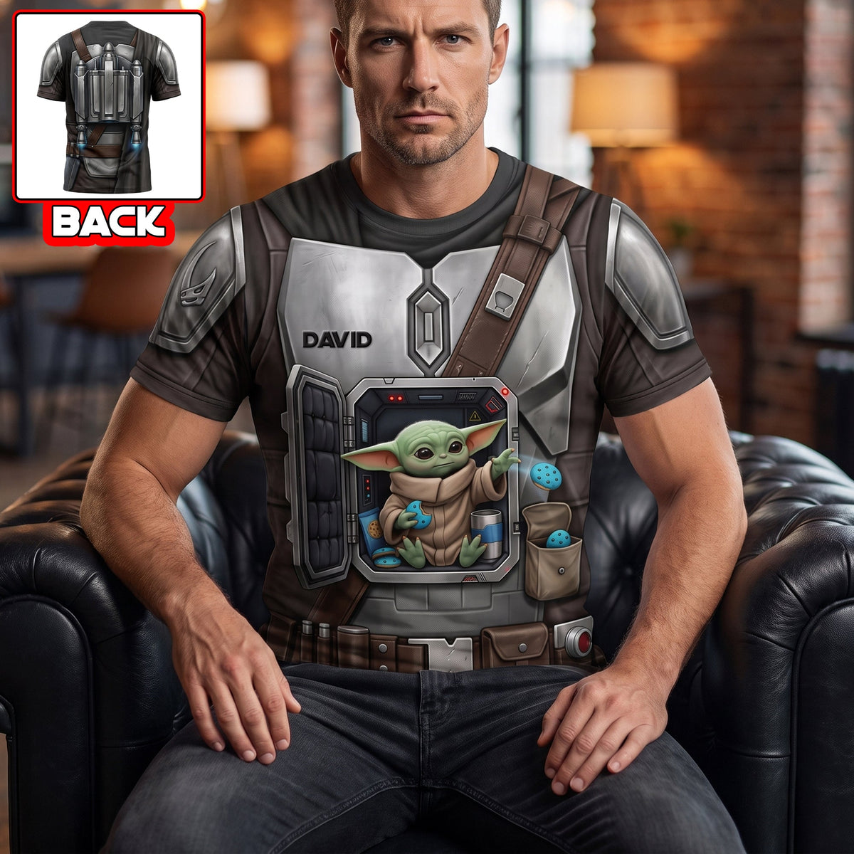 Lovely Interstellar Explorer Companion In Mech-Suit 3D Shirt - Personalized Gifts 04tyqn170726