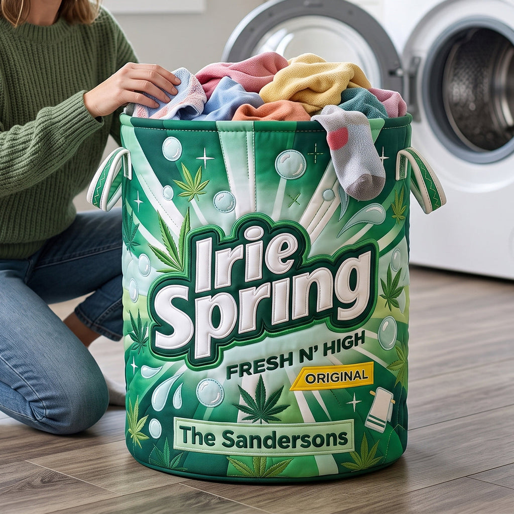 Laid-Back Stoner Laundry Basket - Personalized Gifts 03hutn110726