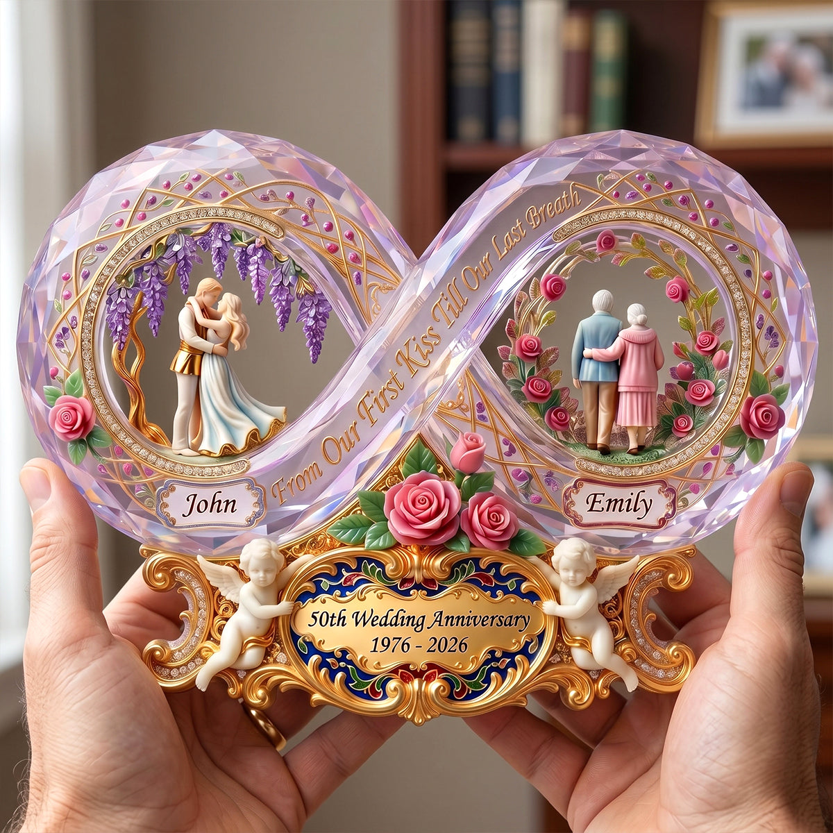 A Lifetime Of Love Acrylic Plaque - Personalized Gifts For Loved Ones 02TYTN290526