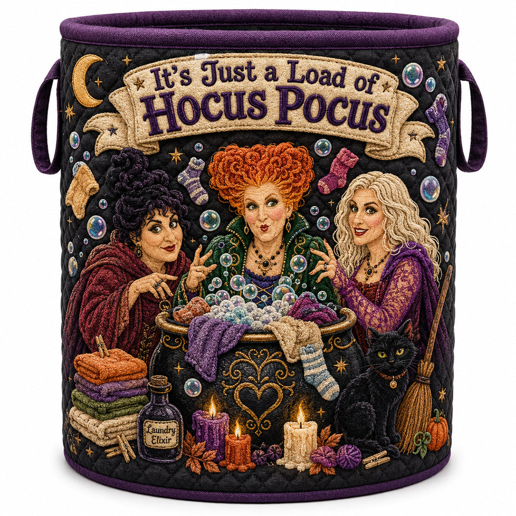 Enchanted Quilted Laundry Basket Personalized Gifts For Fantasy Lovers 04NADT140726