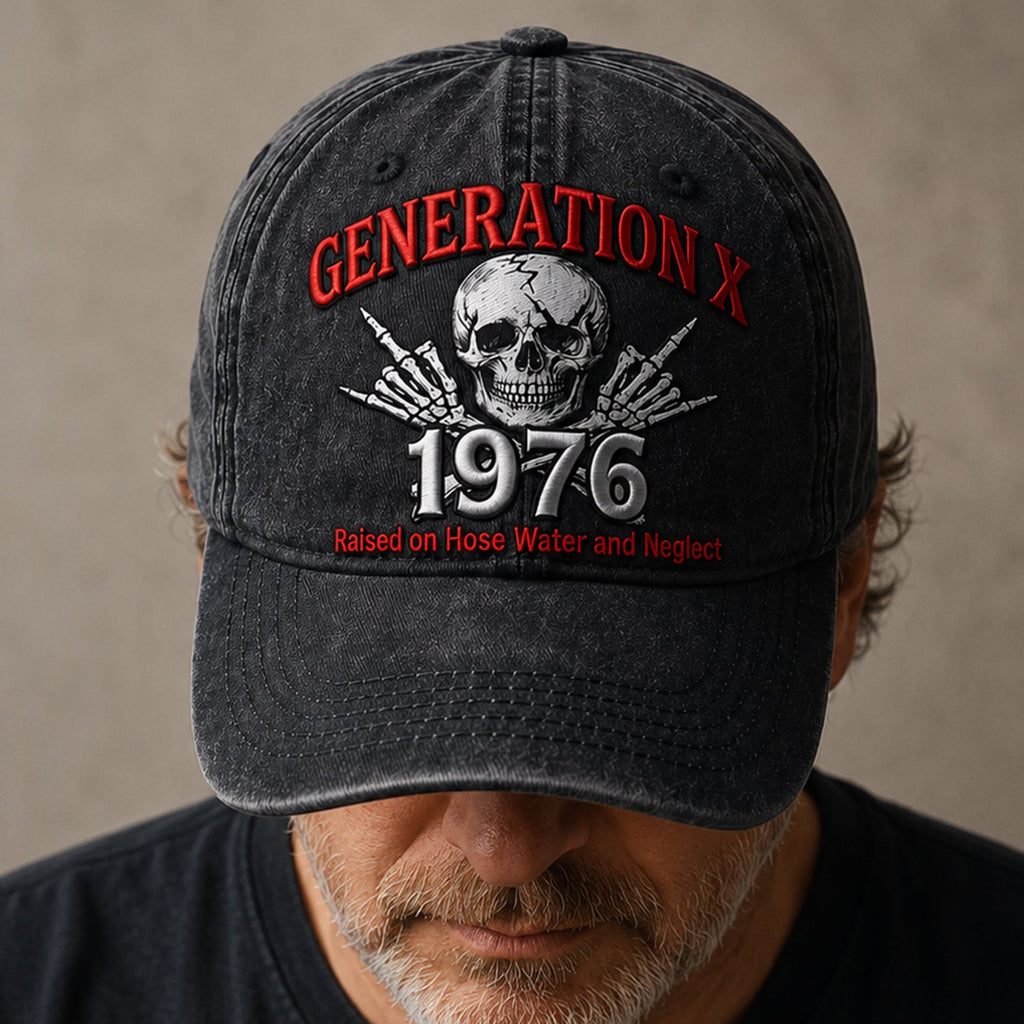 Vintage Generation X Personalized Classic Cap 02NAQN300626