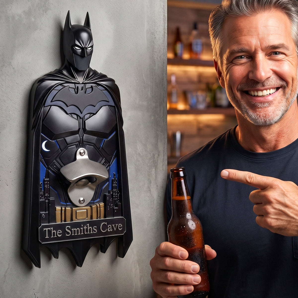 Shadow Hero Wall Hanging Bottle Opener - Personalized Gifts 02haqn130726