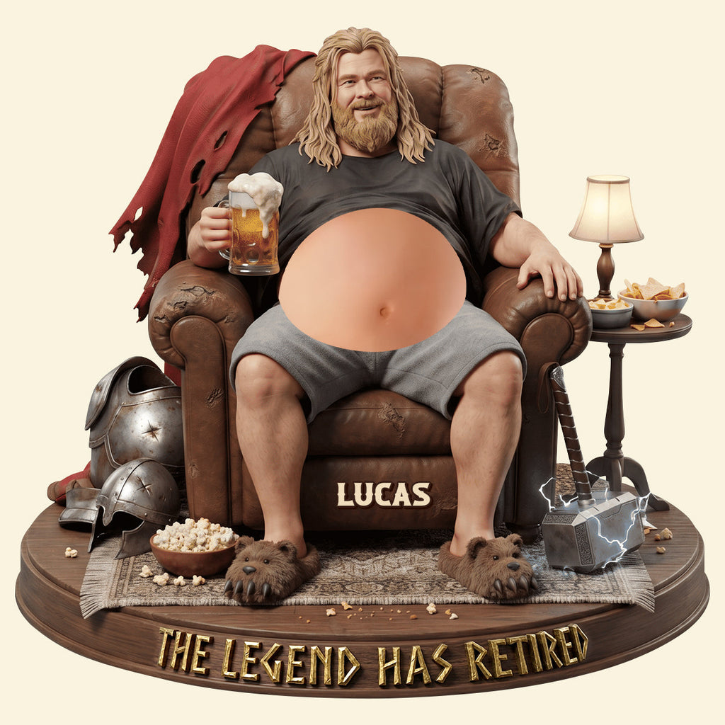 The Legend Has Retired Anti-collision Acrylic Fridge Magnet - Personalized Gifts 04natn190626